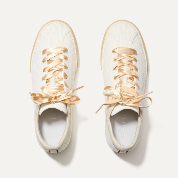 The Lace Up Sneaker - Quilted Cloud - Image 5