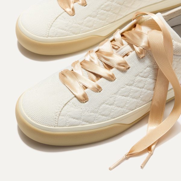 The Lace Up Sneaker - Quilted Cloud - Image 2