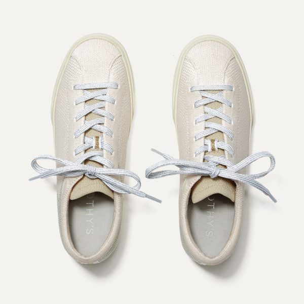 The Lace Up Sneaker - Diamond Twill - Image 3