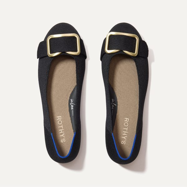 The Emblem Ballet Flat - Black