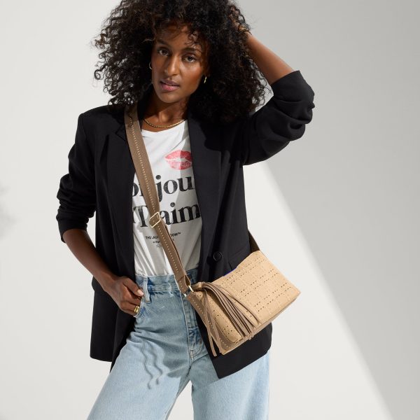 The Casual Crossbody - Brown Perf - Image 3