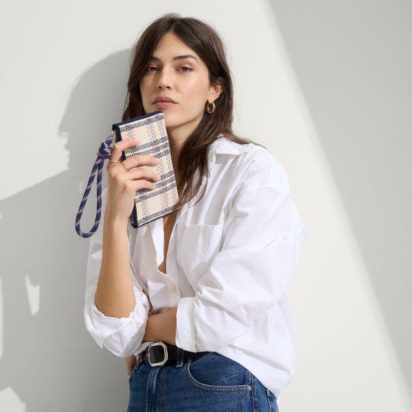 The Wallet Wristlet - Spring Plaid - Image 3